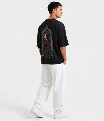 Gothic Rose Window Graphic Tee