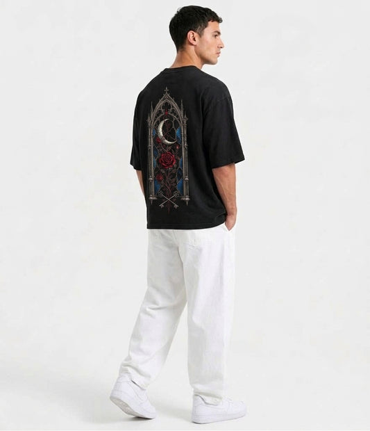 Gothic Rose Window Graphic Tee