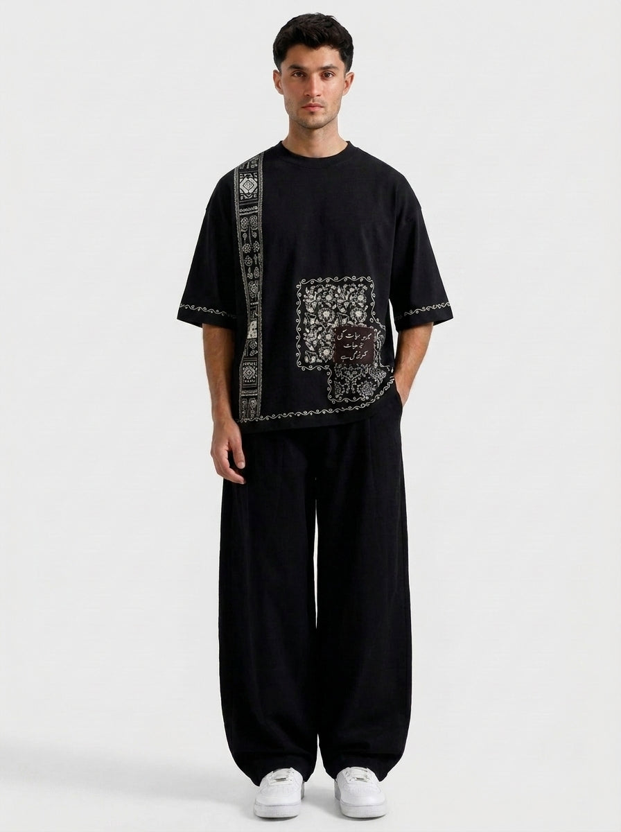 Heritage Script Block Print