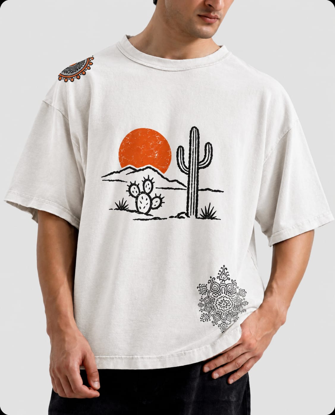 Desert Nomad Block Print